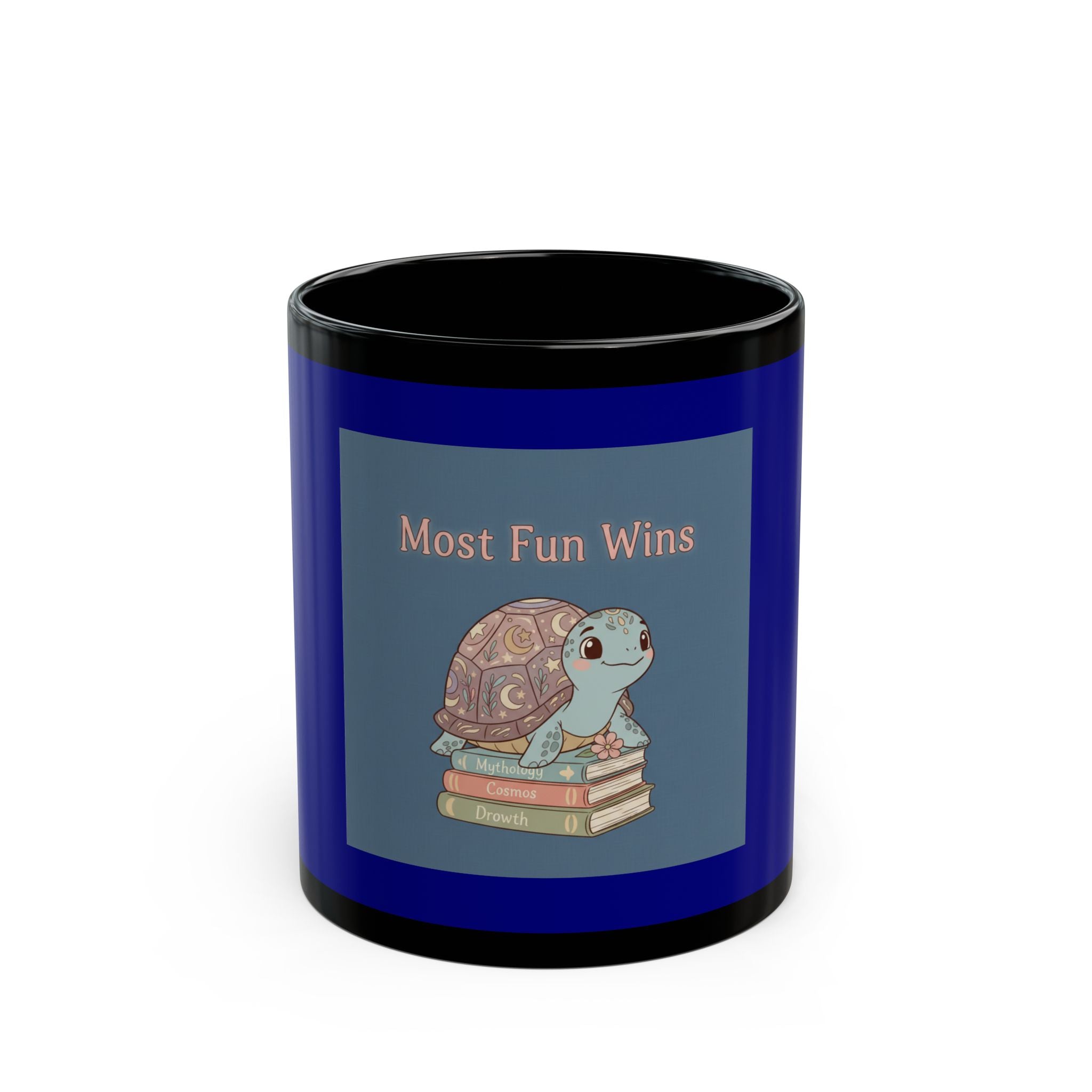 Turtle Black Mug 11oz – Most Fun Wins