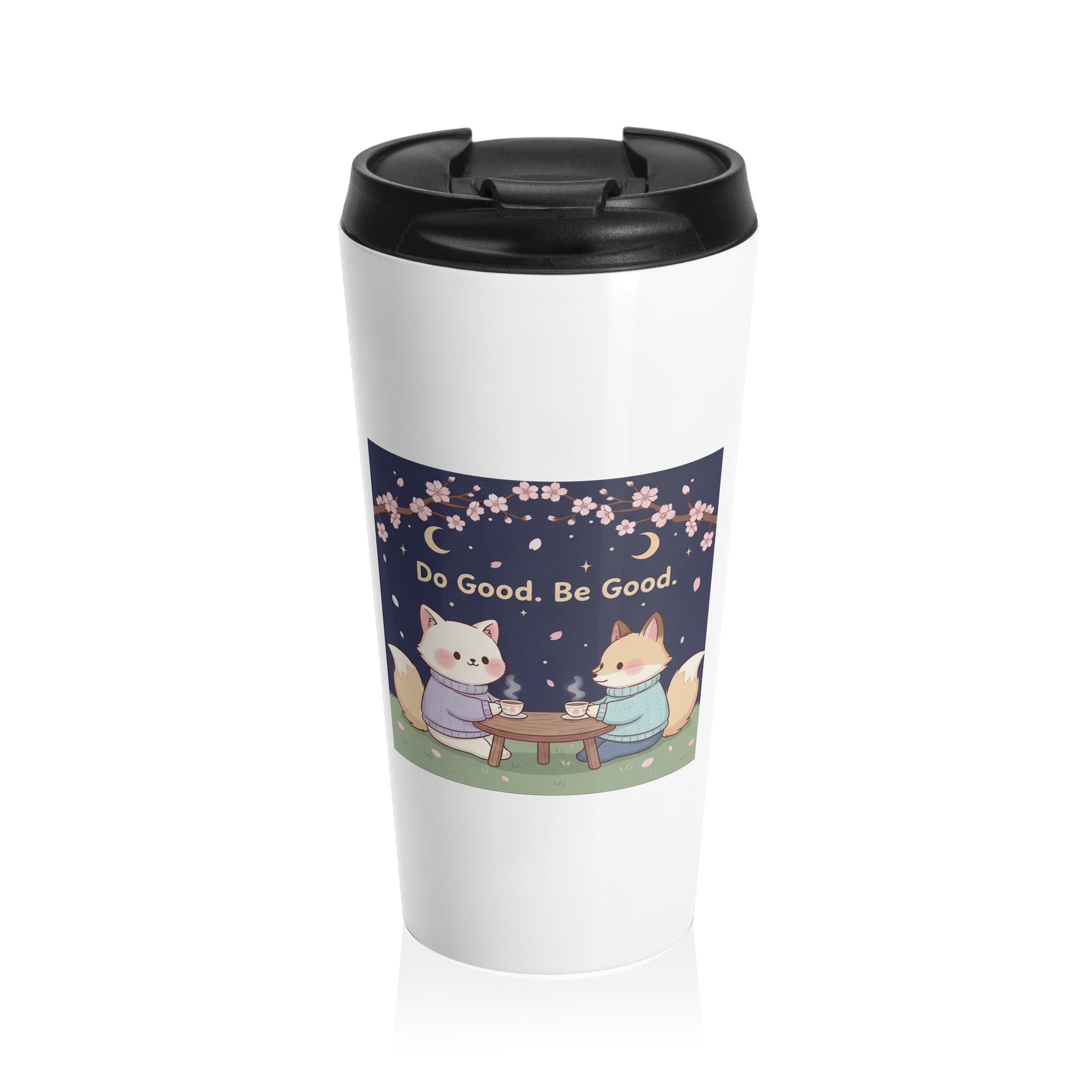 Cat Travel Mug – Do Good Be Good