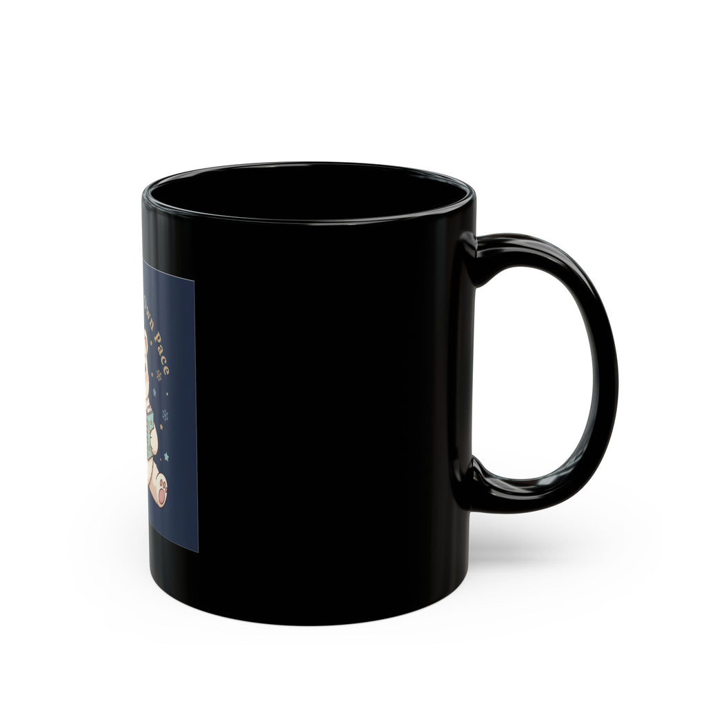 Bear Black Mug 11oz – Bloom at Your Own Pace
