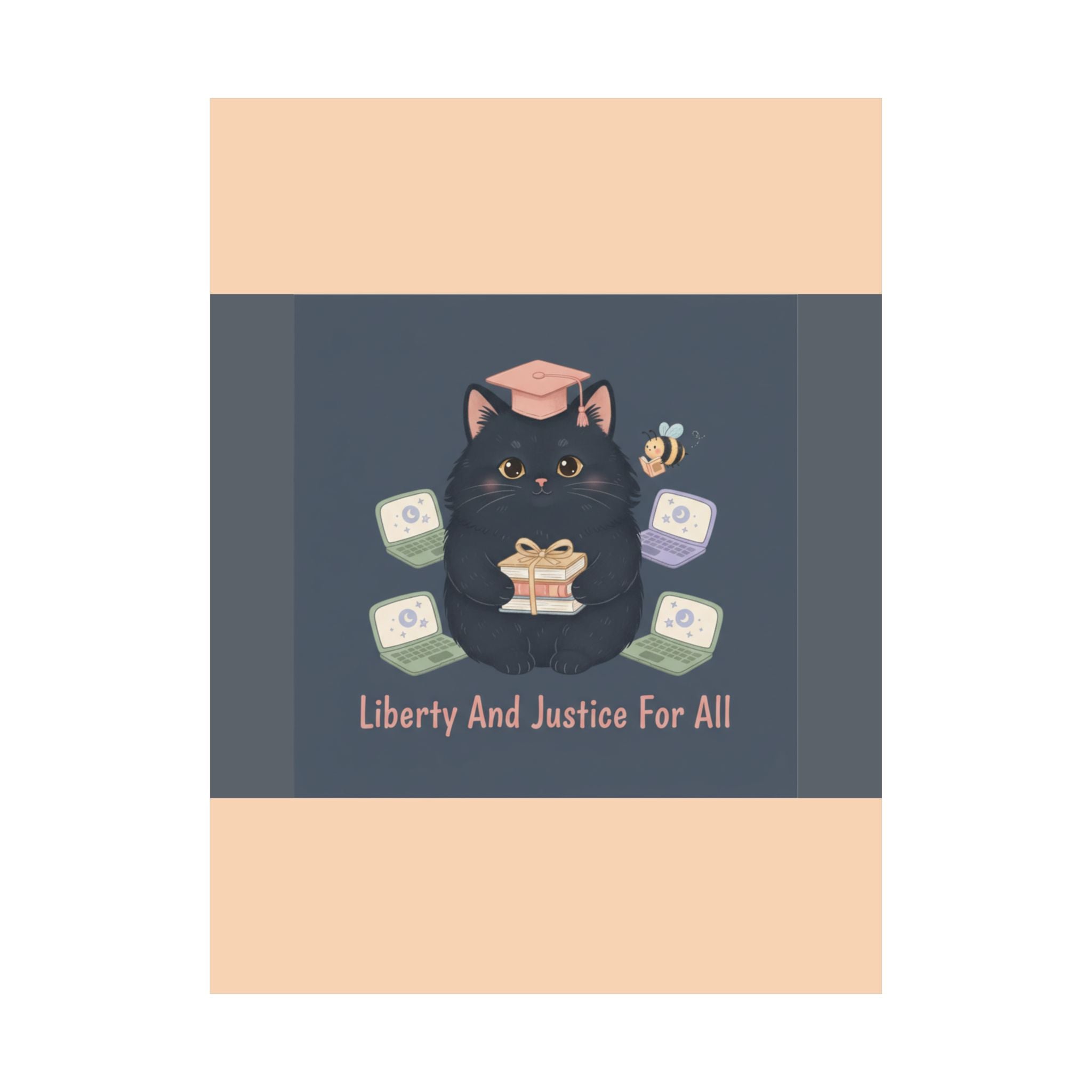 Black Cat Poster – Liberty and Justice for All