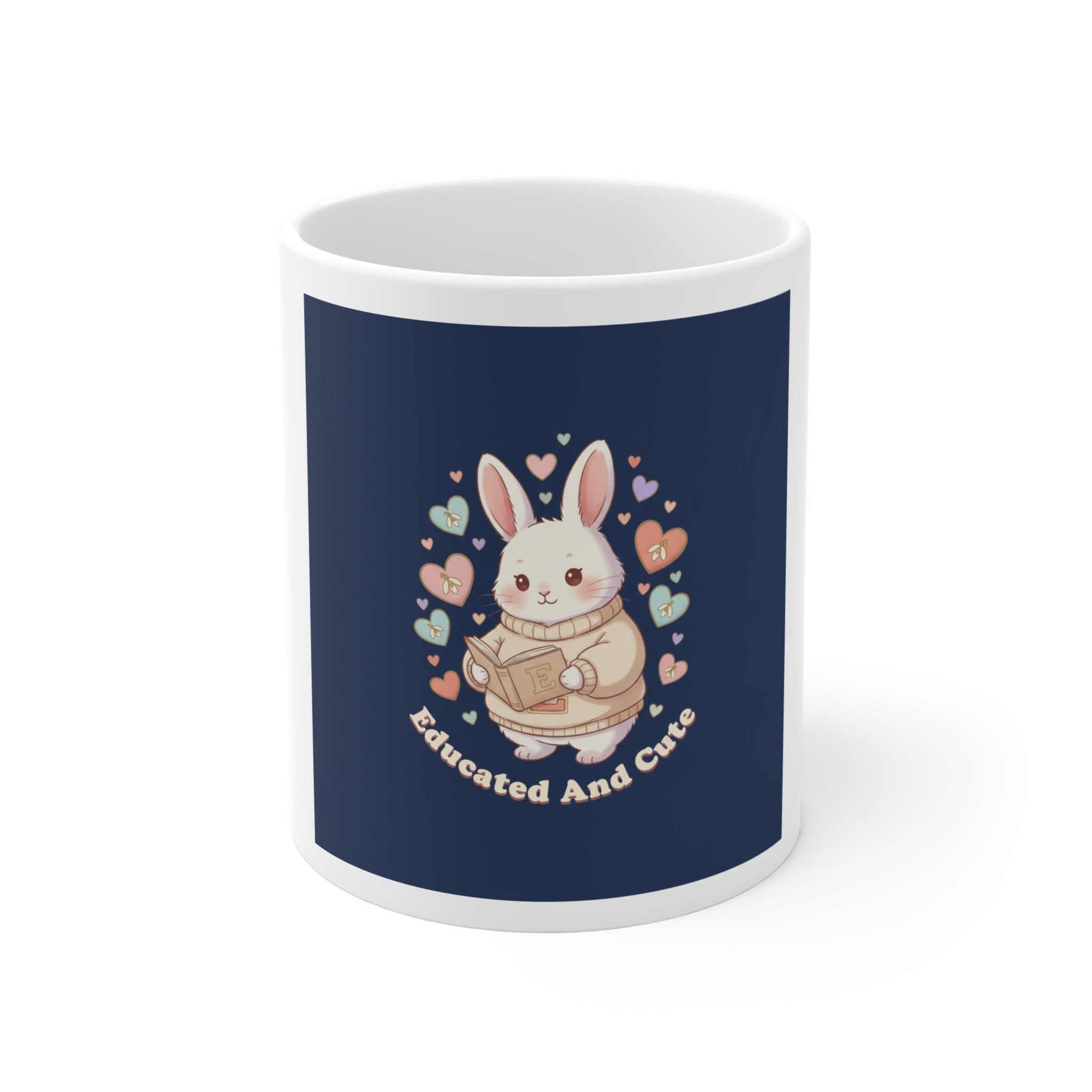Bunny Mug 11oz – Educated and Cute