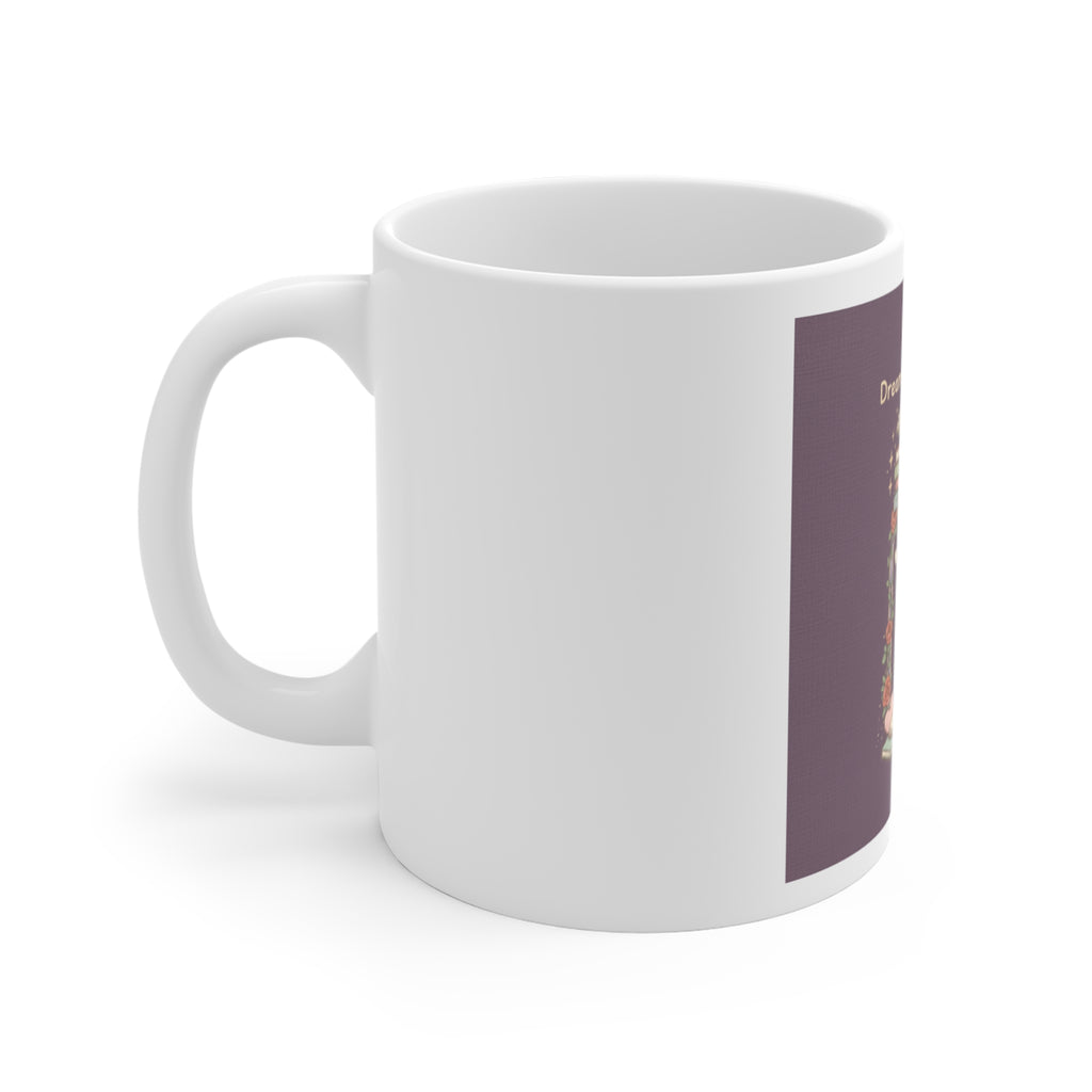 Dream Big, Study Hard Giraffe, bunnies Mug 11oz