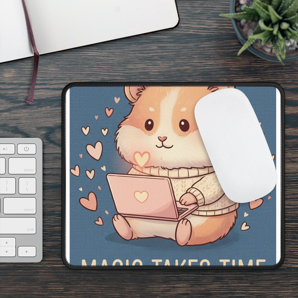 Hamster Mouse Pad – Magic Takes Time
