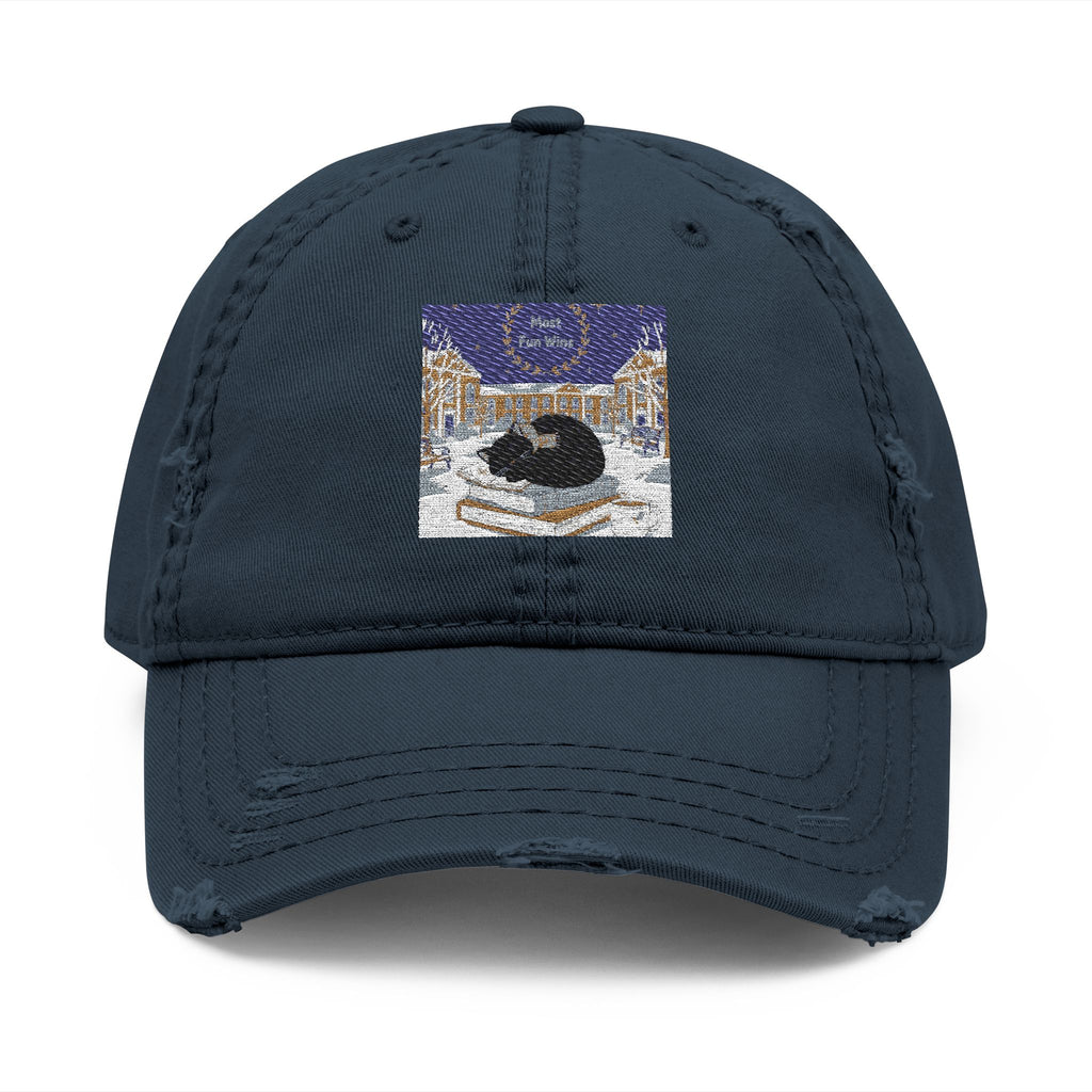 Black Cat Dad Hat – Most Fun Wins