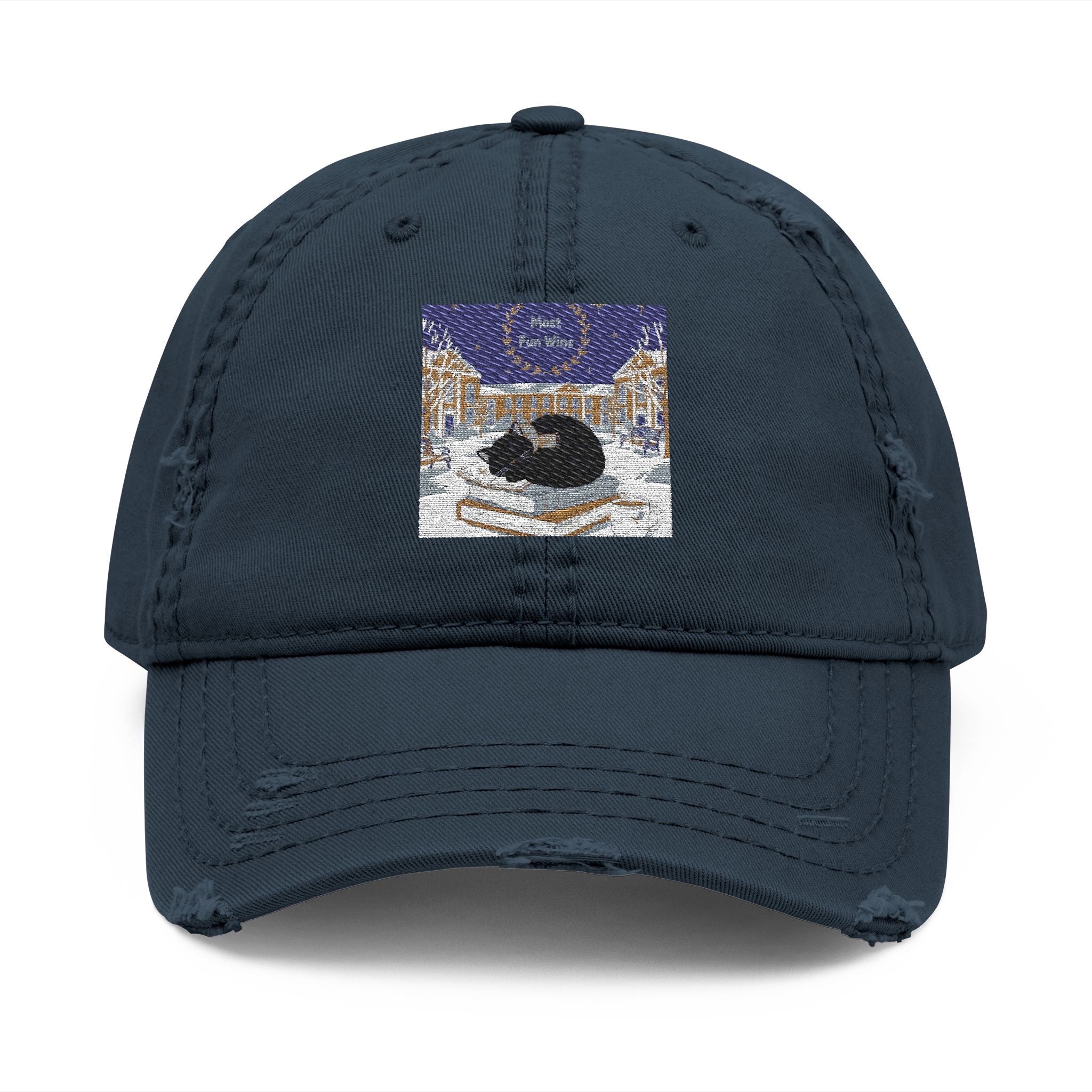 Black Cat Dad Hat – Most Fun Wins