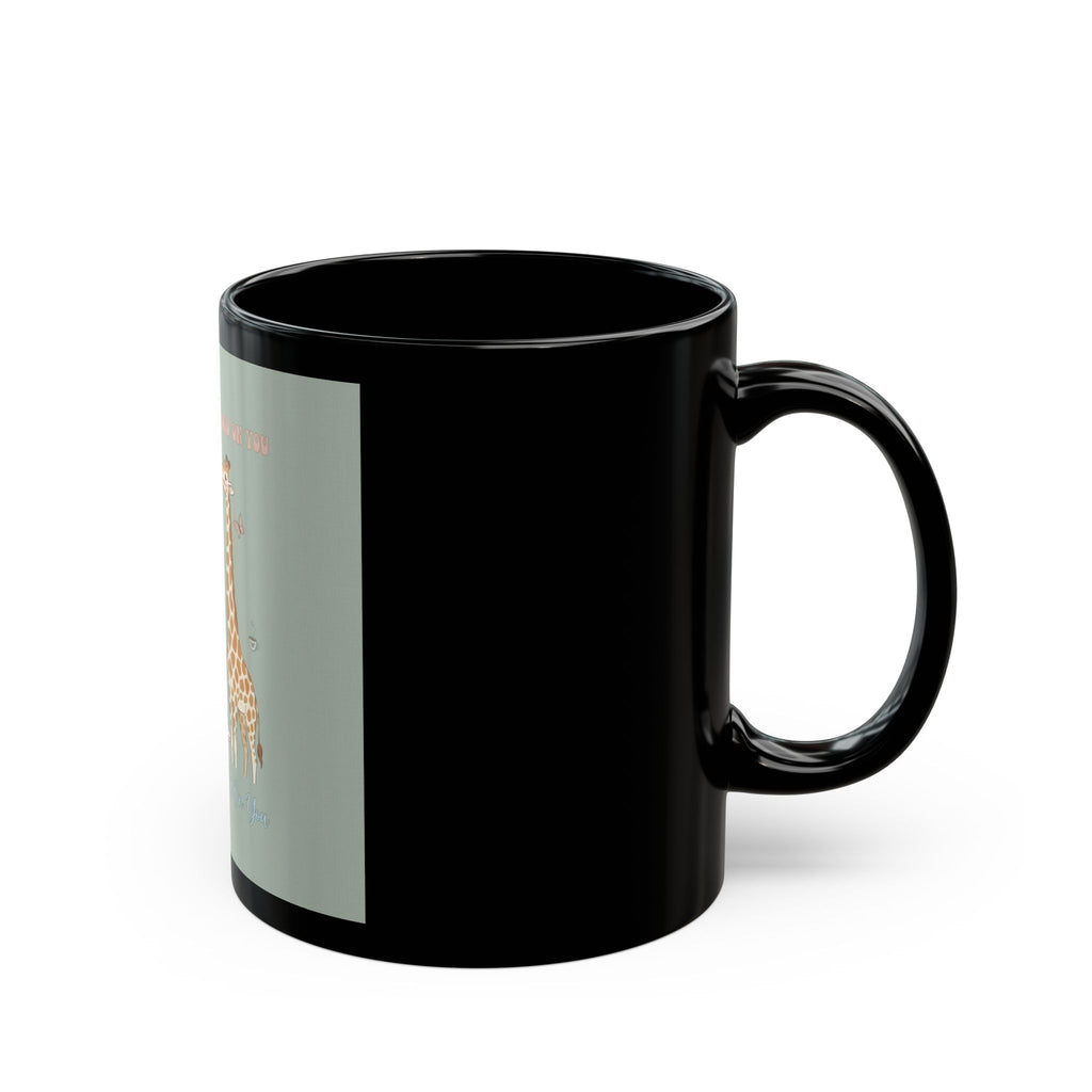 SUCCESS LOOKS GOOD ON YOU Giraffe Black Mug 11oz