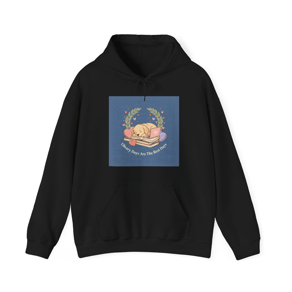 Library Days Are The Best Days Dog Hoodie