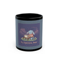 Bunny Black Mug 11oz – Fe, Esperenza, Amor