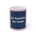 "La familia es todo" Black Cat Mug | College Girl Gift | Fashion | KayKay Classics