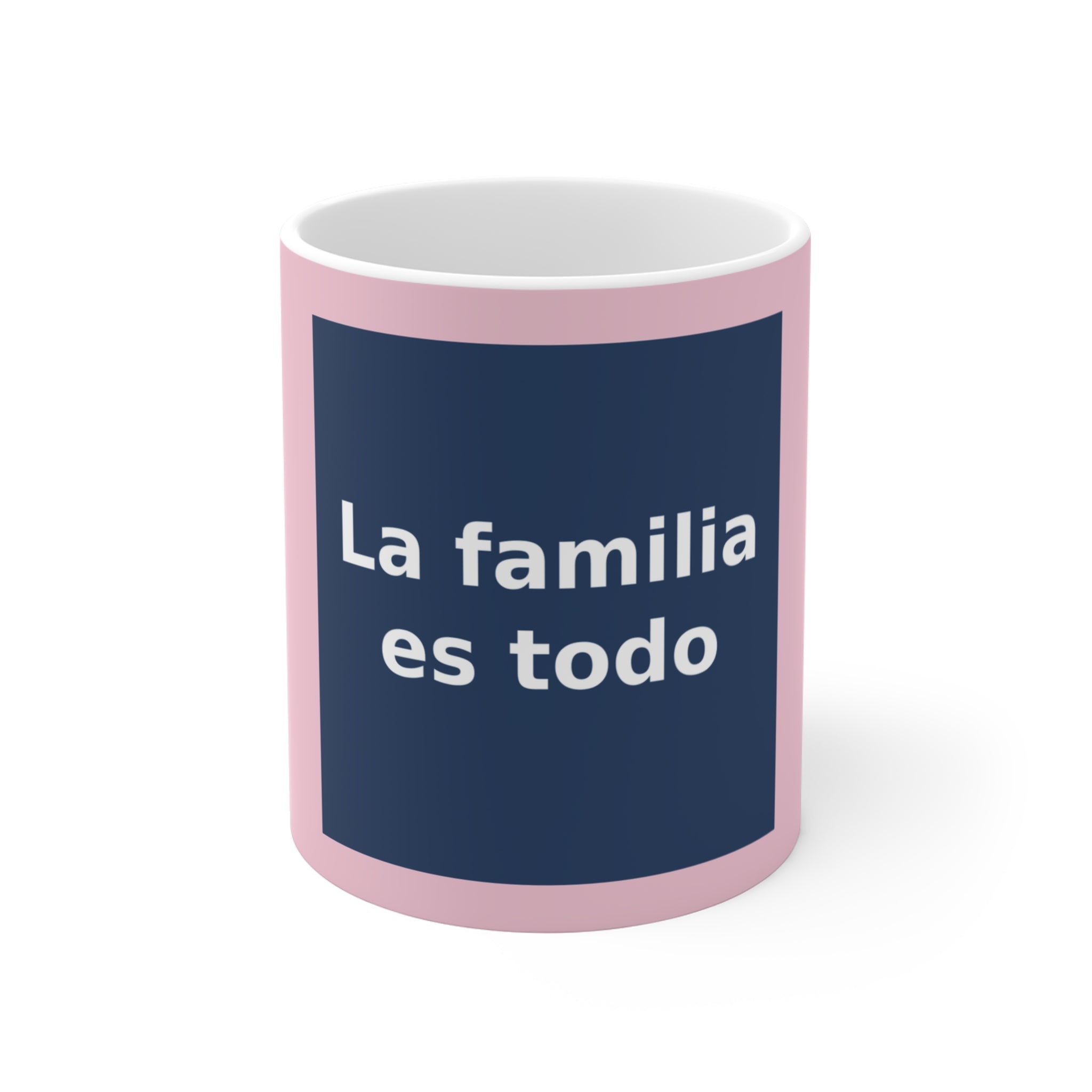 "La familia es todo" Black Cat Mug | College Girl Gift | Fashion | KayKay Classics