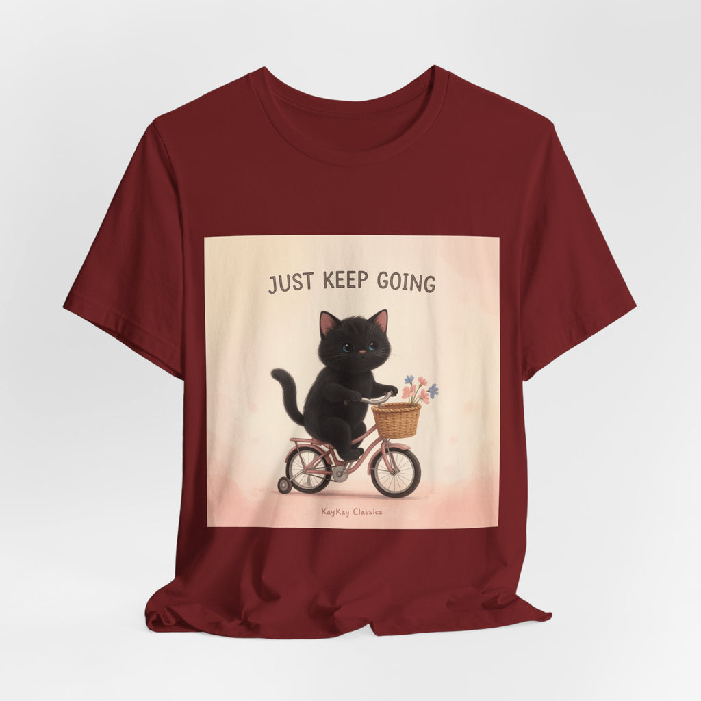 "Life Behind Bars" Black Cat Women Tee | College Girl Gift | Fashion | KayKay Classics