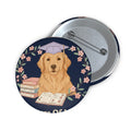 Golden Retriever Pin Button – Bloom With Grace