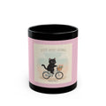"Design" Black Cat Black Mug | College Girl Gift | Fashion | KayKay Classics
