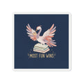 Crane Die-Cut Magnet – Most Fun Wins