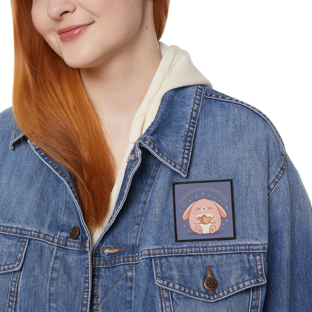 Rabbit Iron-On Patch – You Are Allowed to Grow Slowly