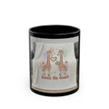 Goals On Goals Giraffe Black Mug 11oz