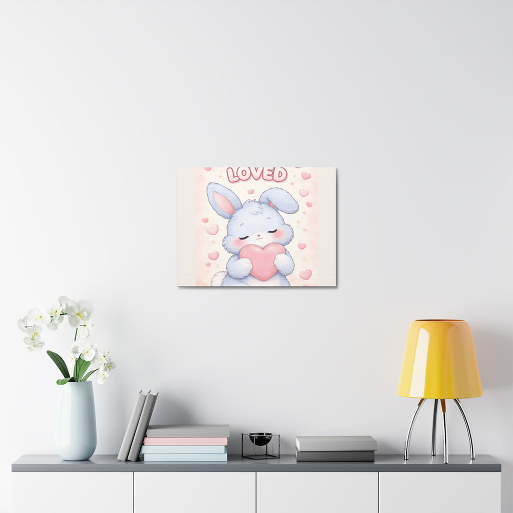 "YOU ARE SO LOVED" Black Cat Canvas | College Girl Gift | Fashion | KayKay Classics