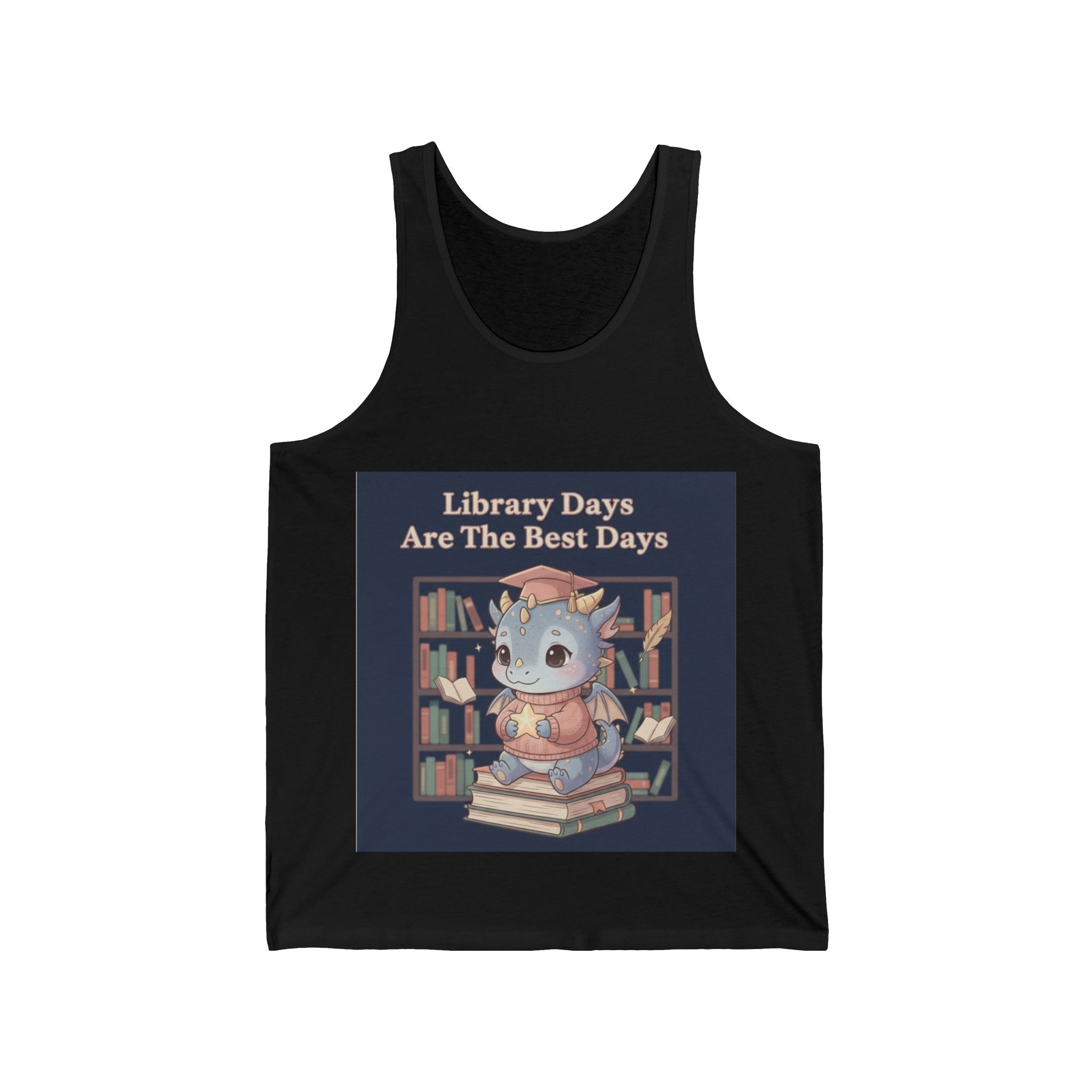 Bunny Tank Top – Library Days Are the Best Days