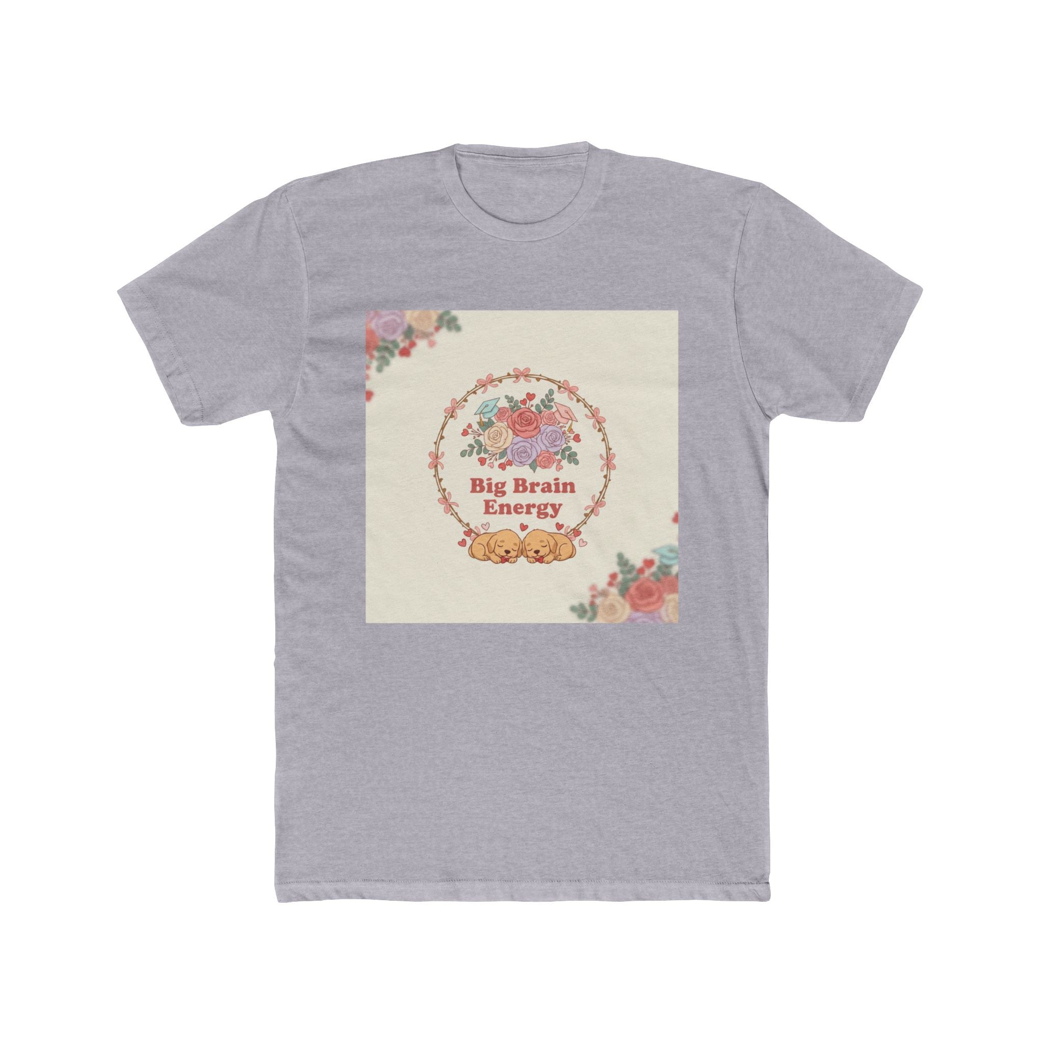 Big Brain Energy Puppies Unisex Tee