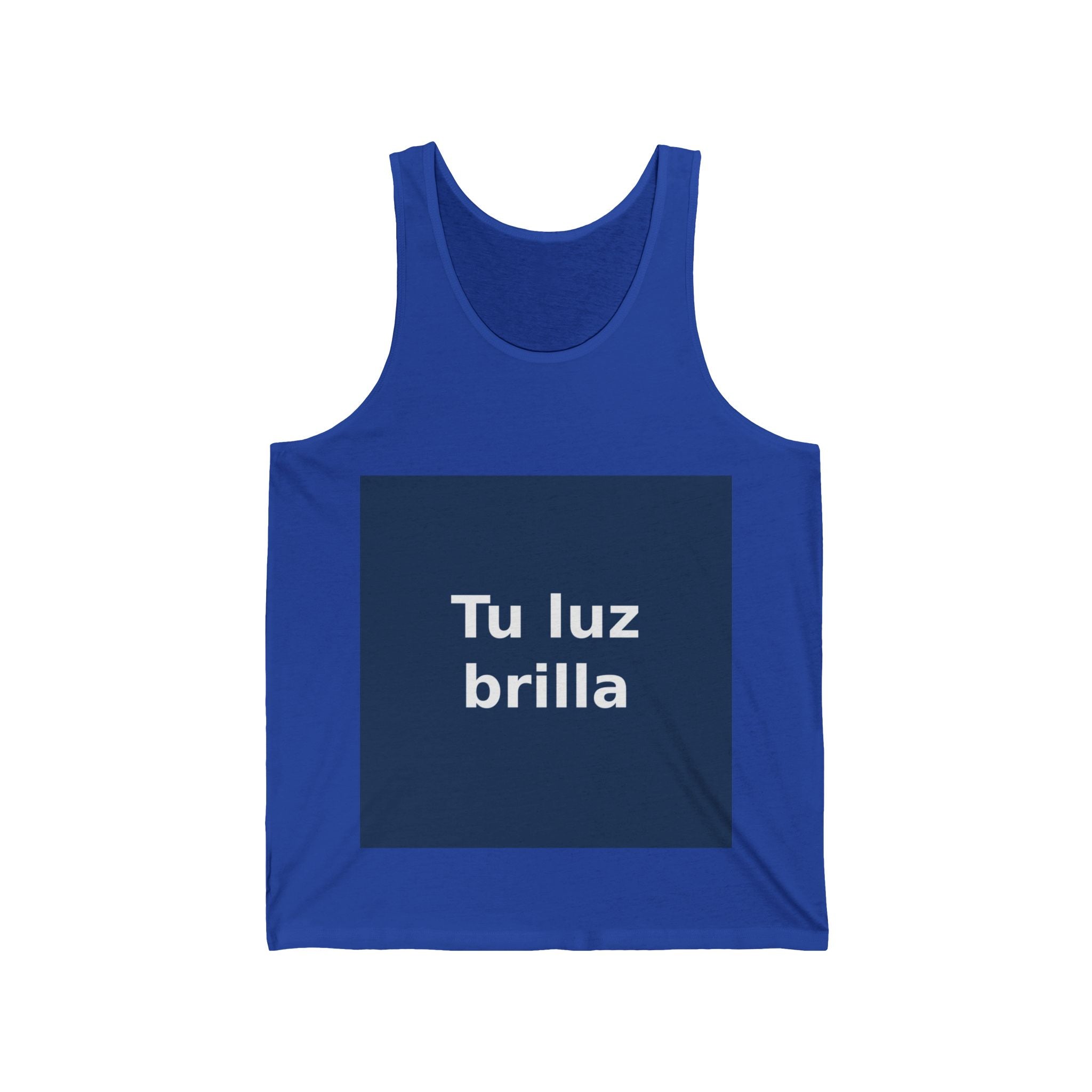"Tu luz brilla" Black Cat Tank Top | College Girl Gift | Fashion | KayKay Classics