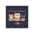 Cats With Glasses Die-Cut Magnet – Success Looks Good on You