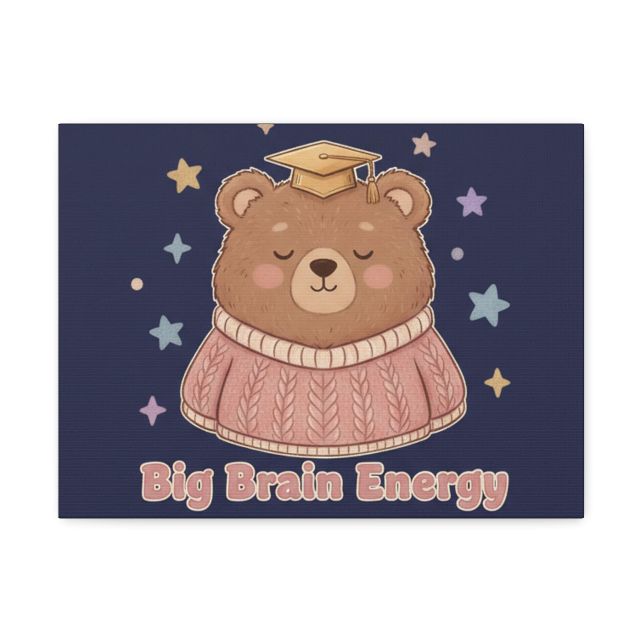 Bear Canvas Print – Big Brain Energy