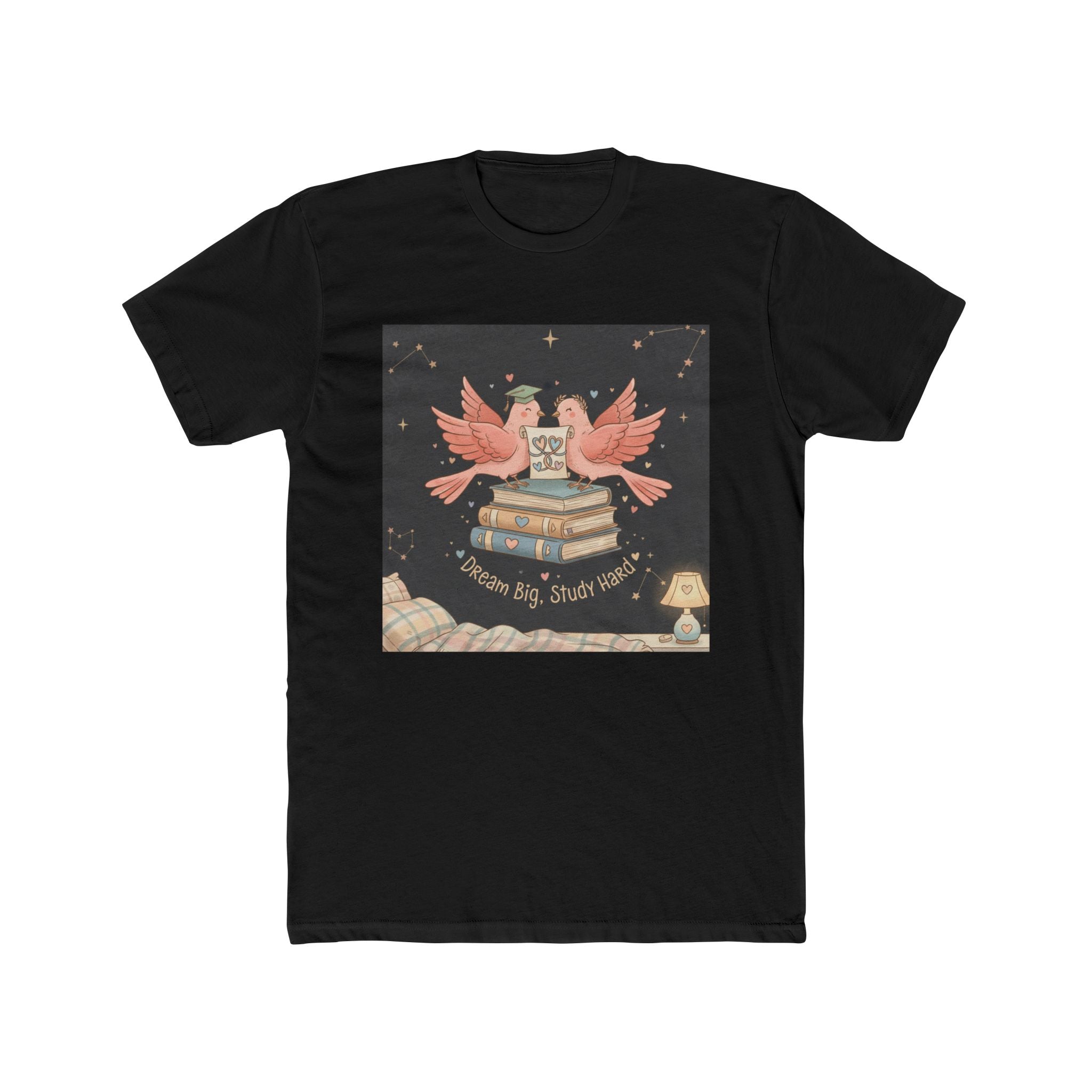 Dream Big, Study Hard Birds Unisex Tee