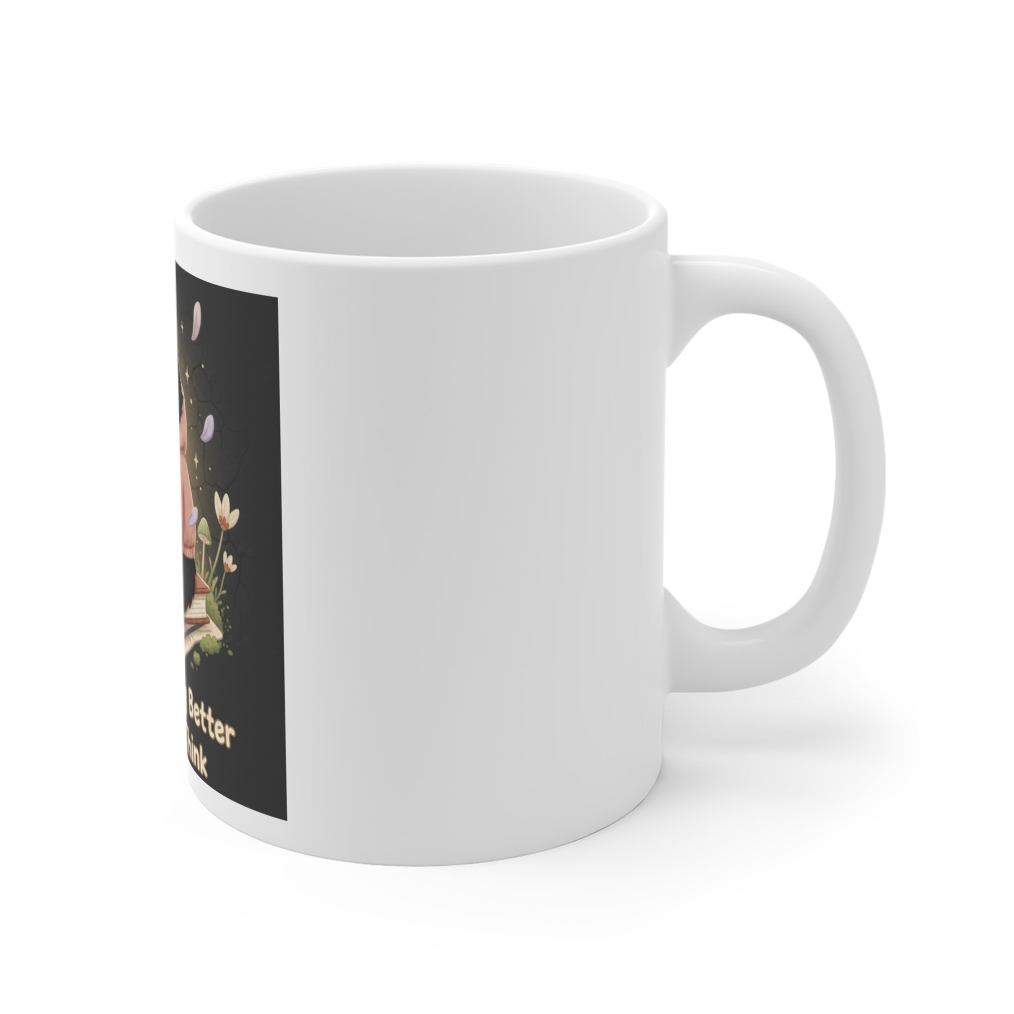 Black Cat Mug 11oz – You Are Doing Better Than You Think