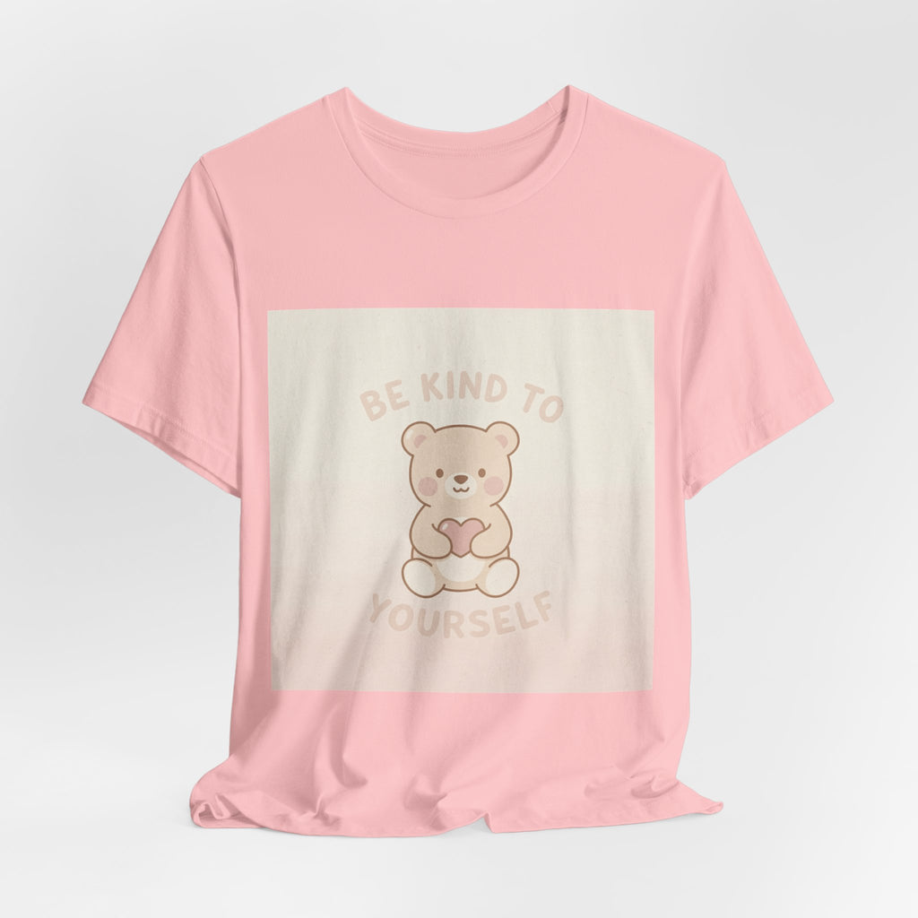 "BE KIND TO YOURSELF" Black Cat Women Tee | College Girl Gift | Fashion | KayKay Classics