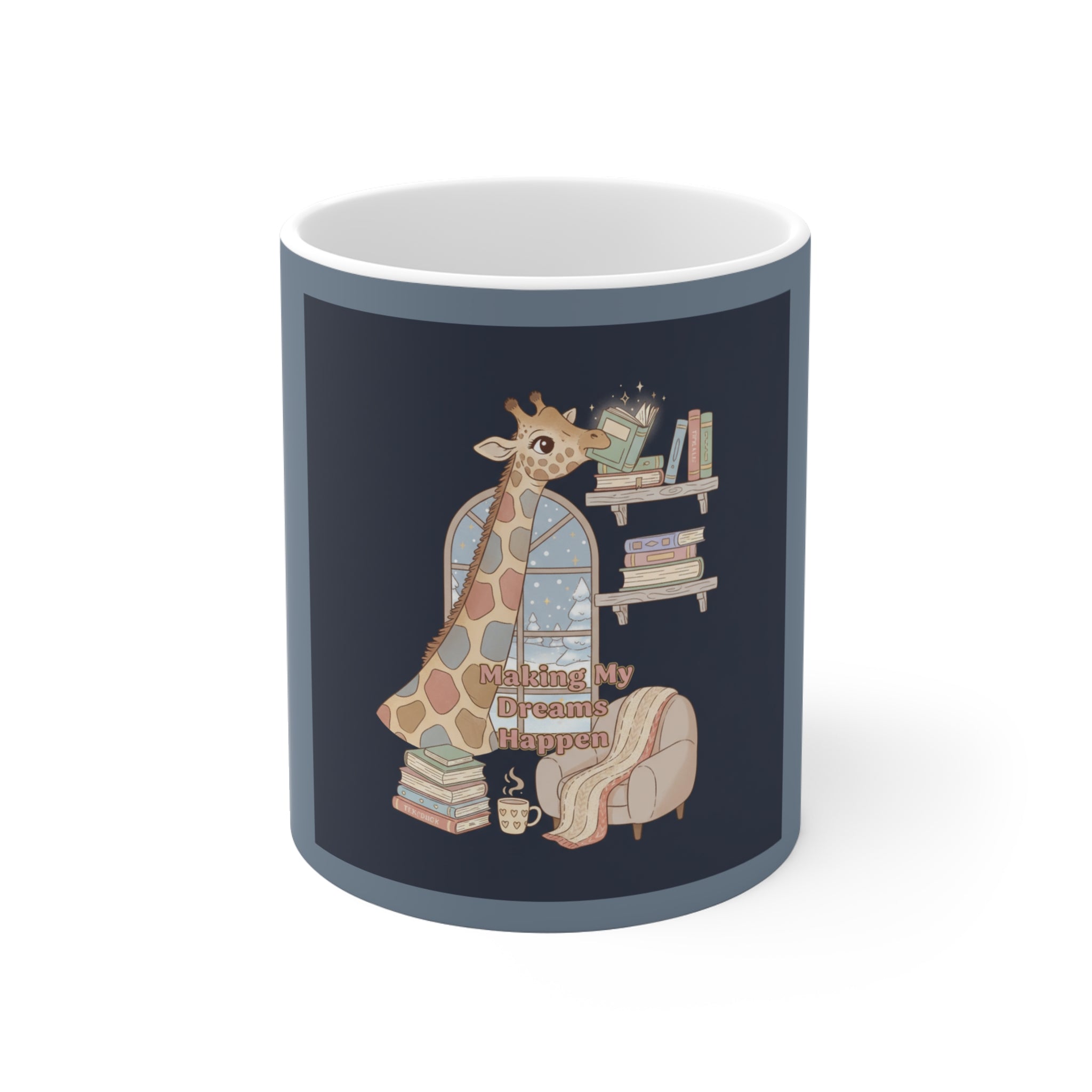 Giraffe Mug 11oz – Making My Dreams Happen