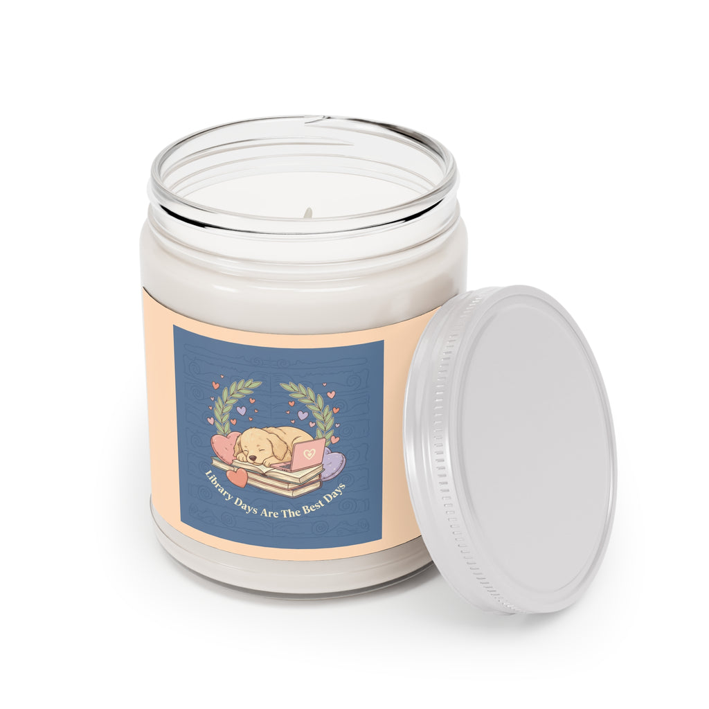 Library Days Are The Best Days Dog Scented Candle
