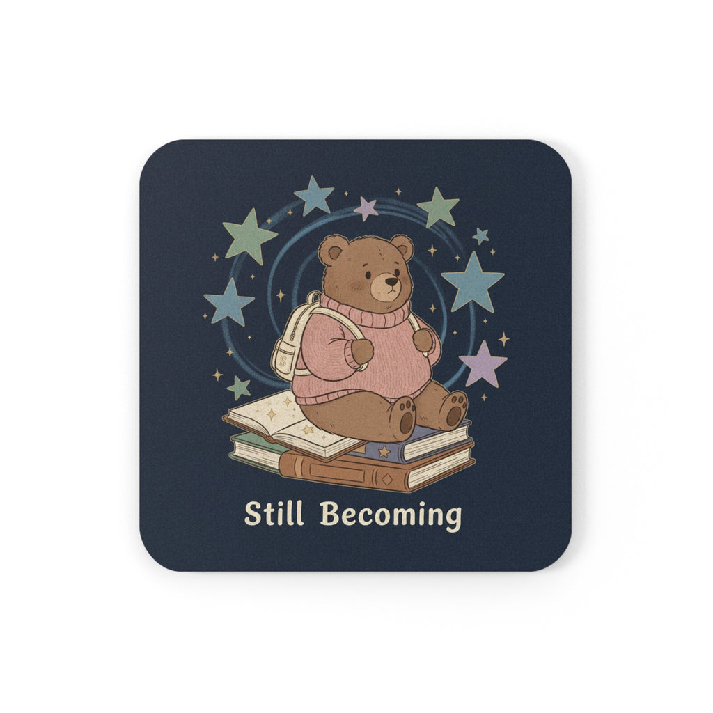 Bear Cork Coaster – Still Becoming