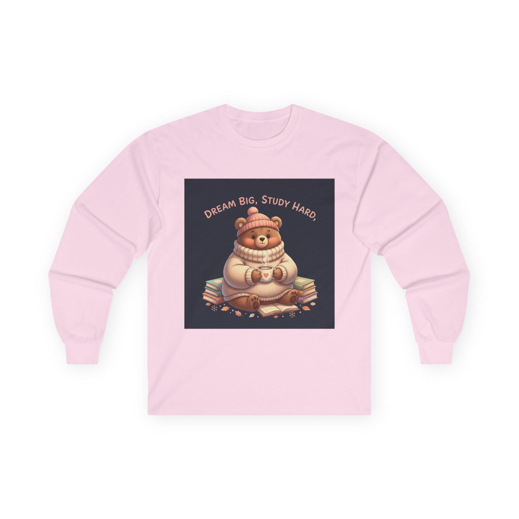 Bear Long Sleeve Tee – Dream Big Study Hard