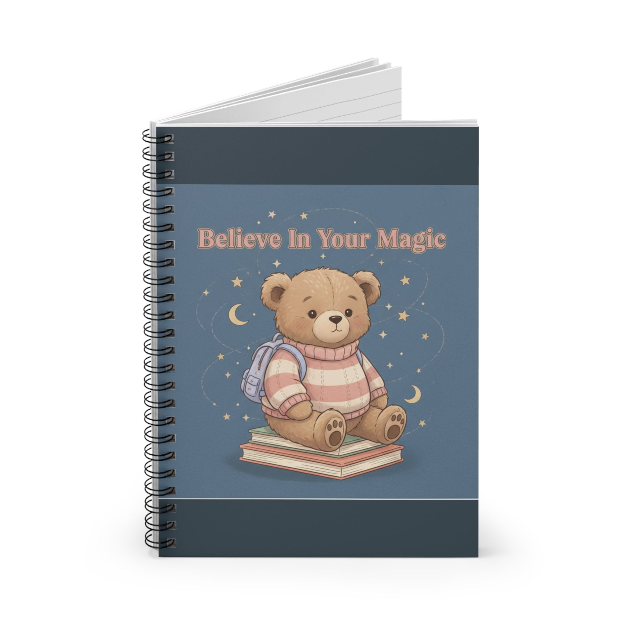 Bear Spiral Notebook – Believe in Your Magic