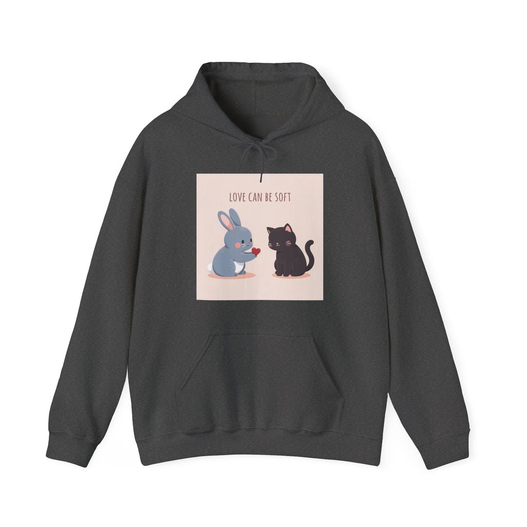 LOVE CAN BE SOFT Rabbit, cat Hoodie