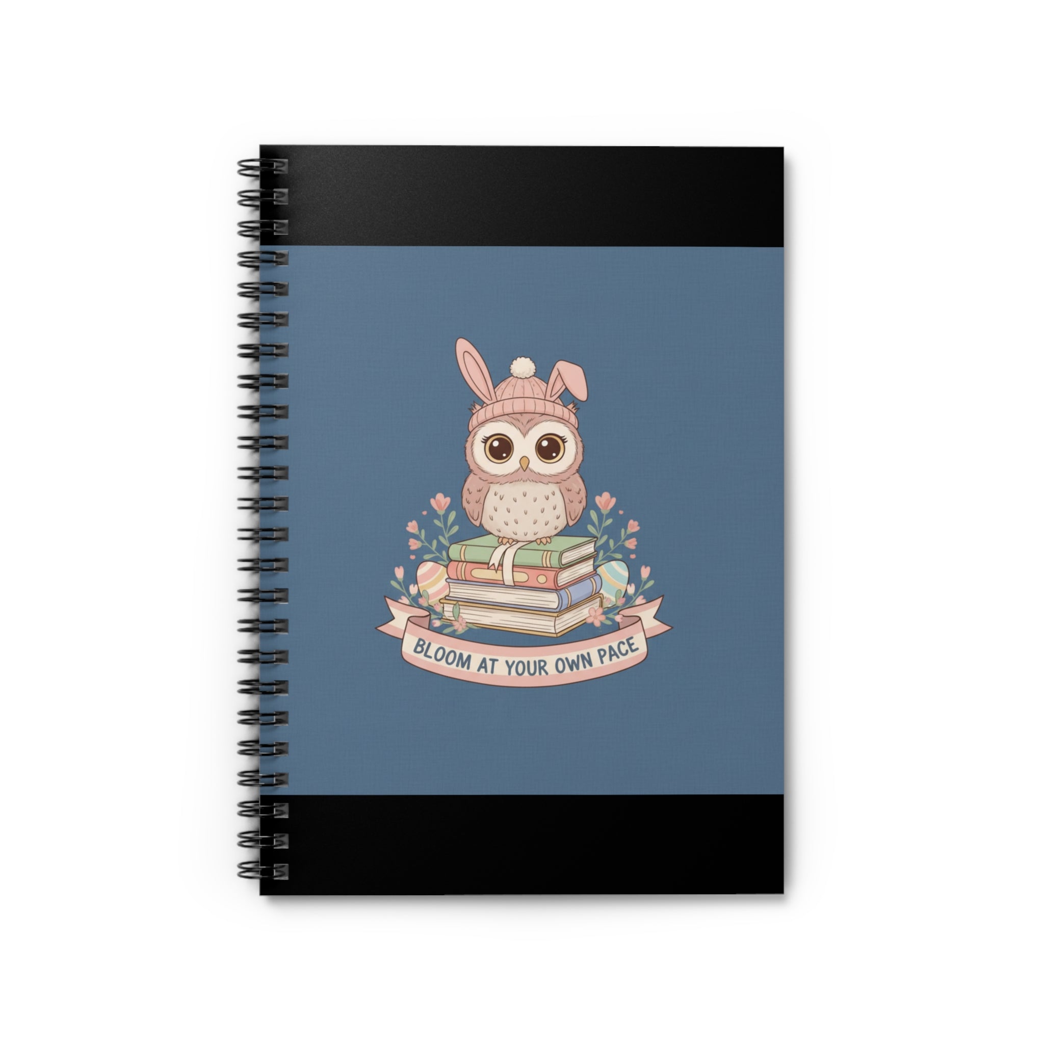 Bunny Spiral Notebook – Bloom at Your Own Pace