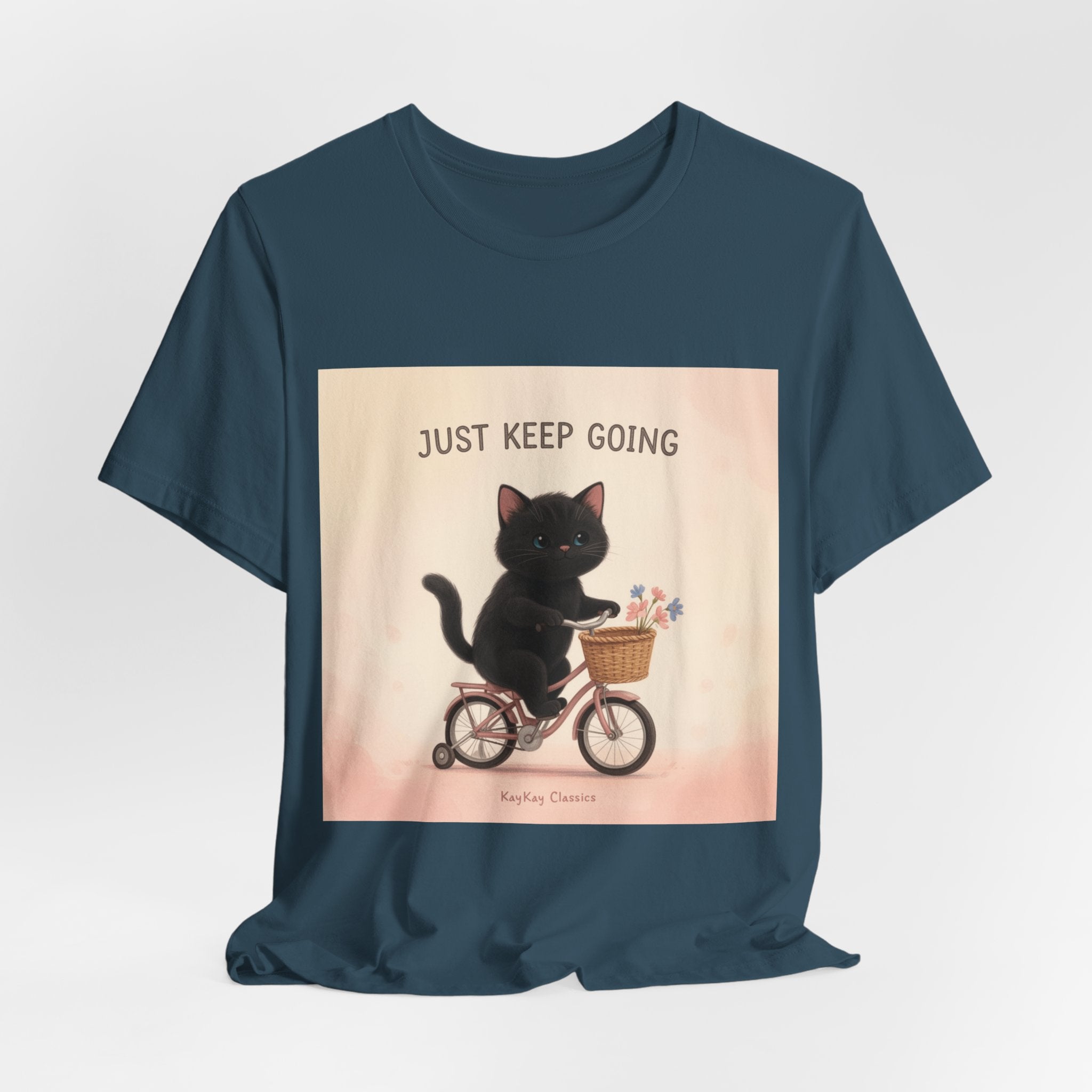 "Life Behind Bars" Black Cat Women Tee | College Girl Gift | Fashion | KayKay Classics
