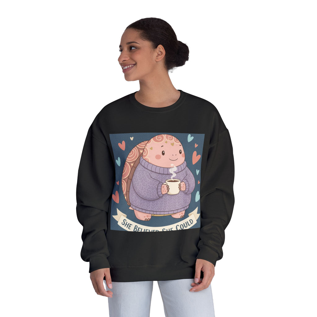 Turtle Crewneck Sweatshirt – She Believed She Could