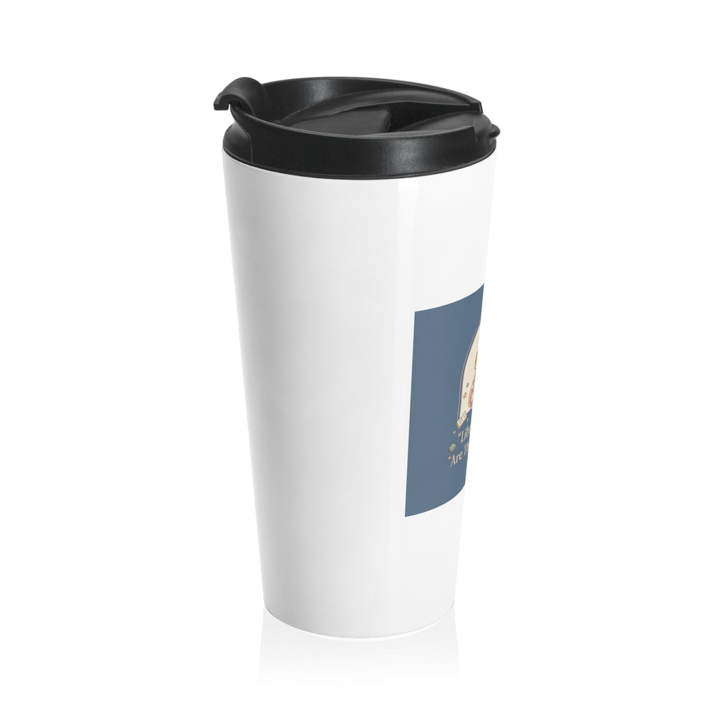 Cat Travel Mug – Library Days Are the Best Days