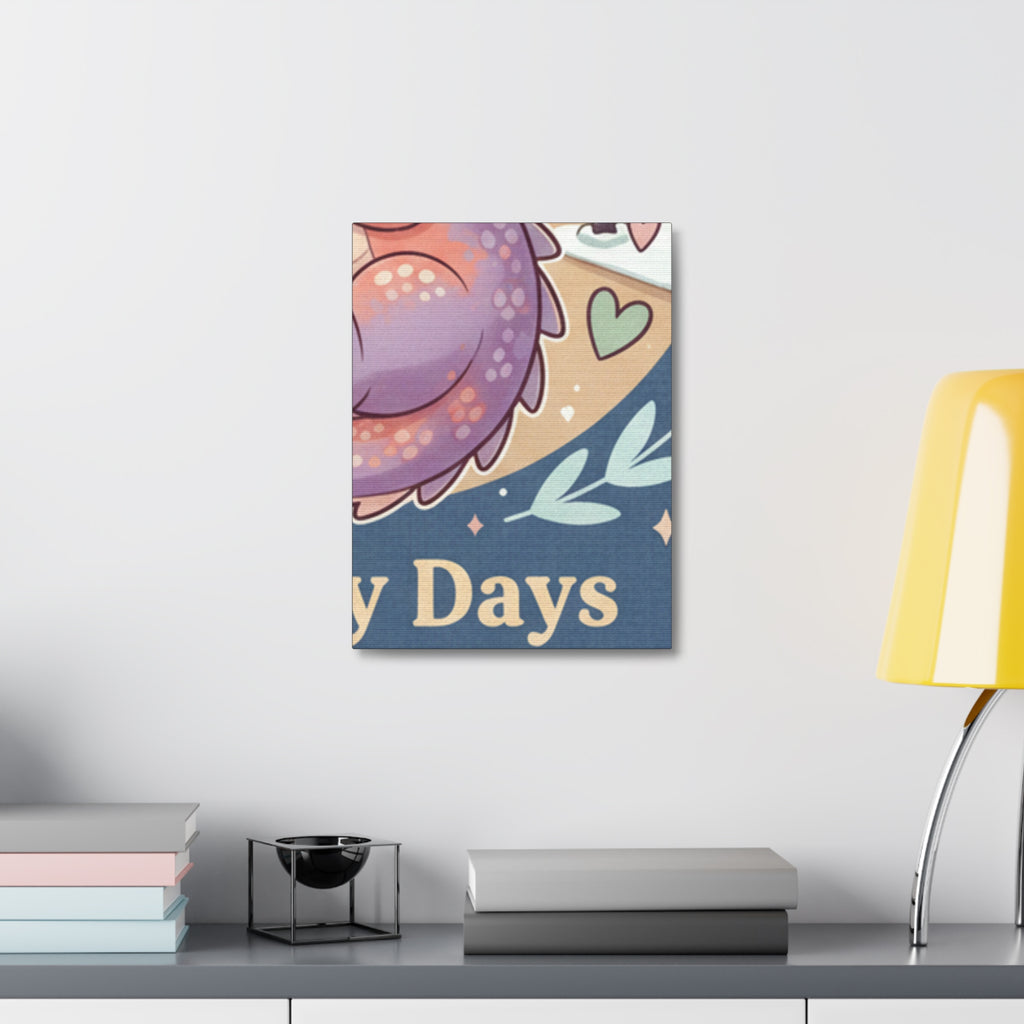 Library Days Are the Best Days Canvas