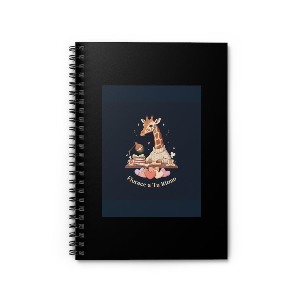 Florece a Tu Ritmo Giraffe Spiral Notebook