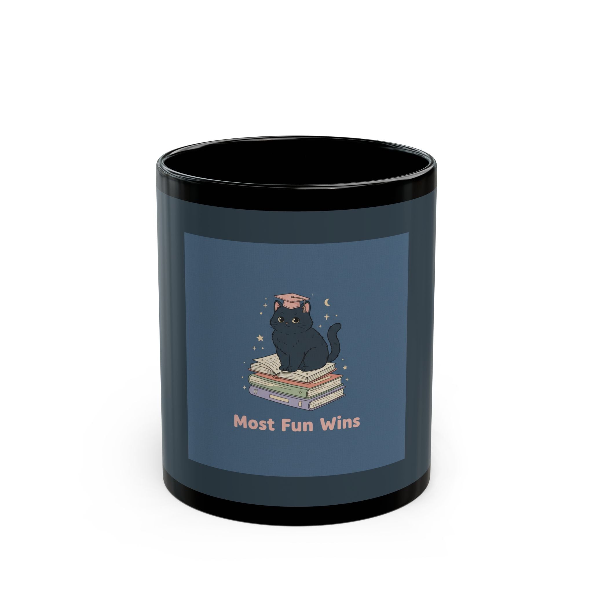 Black Cat Black Mug 11oz – Most Fun Wins