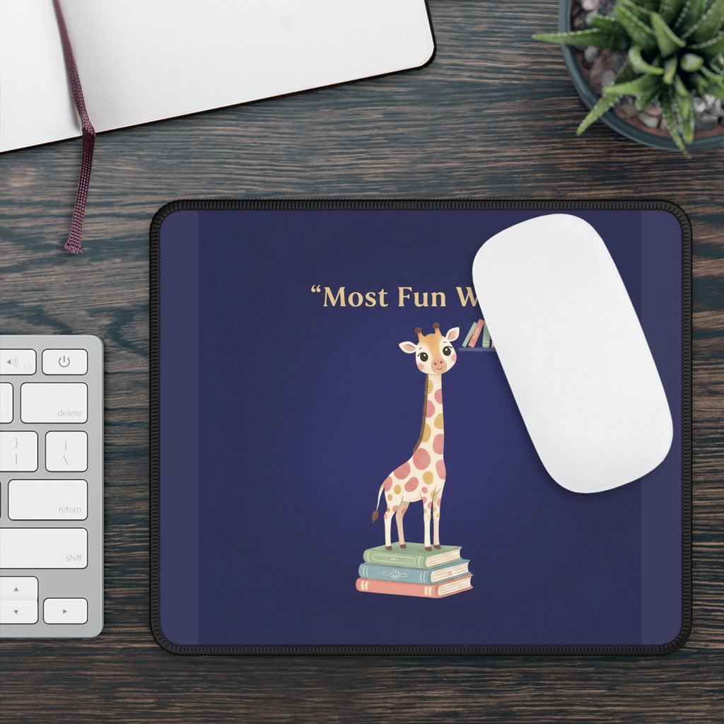 Giraffe Mouse Pad – Most Fun Wins