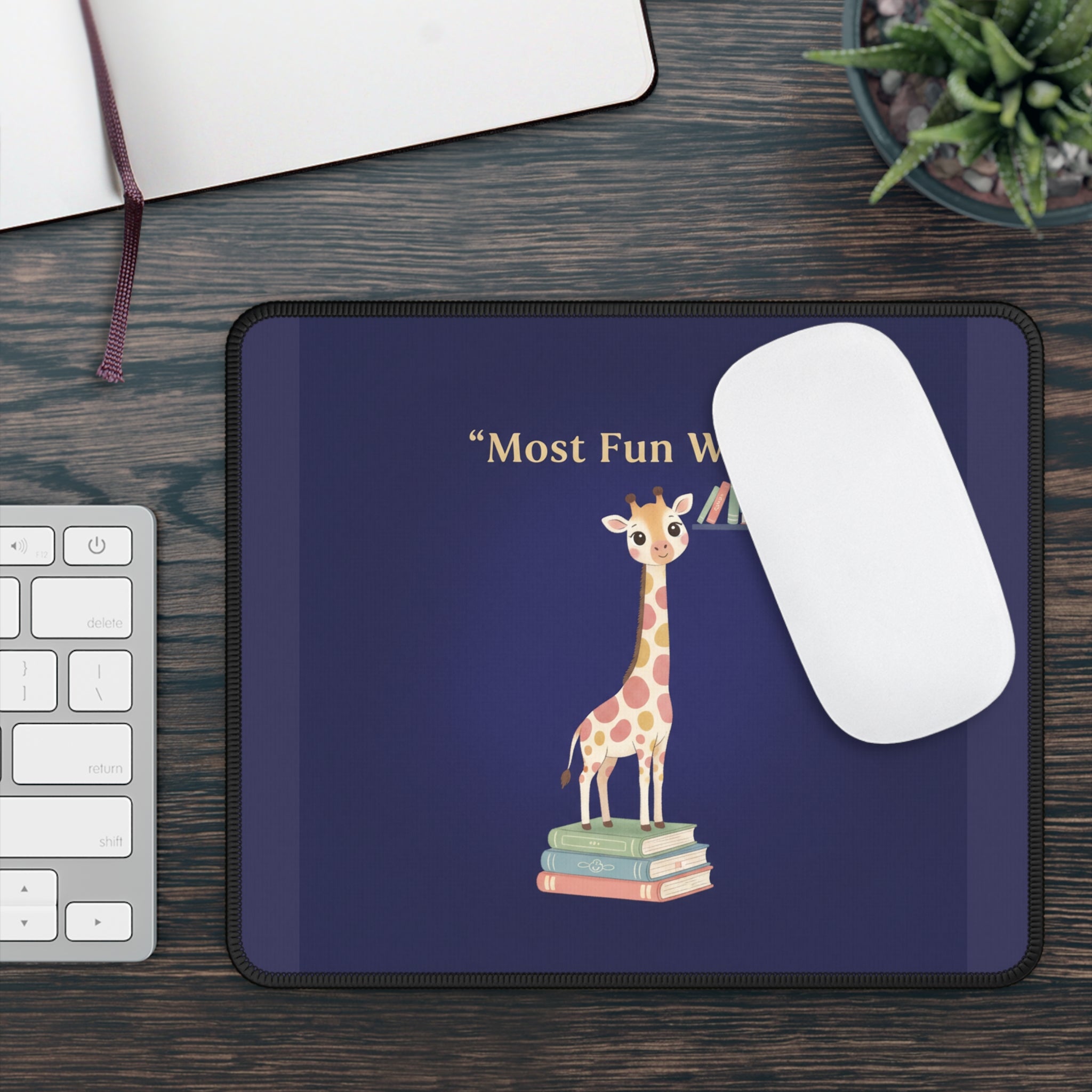 Giraffe Mouse Pad – Most Fun Wins