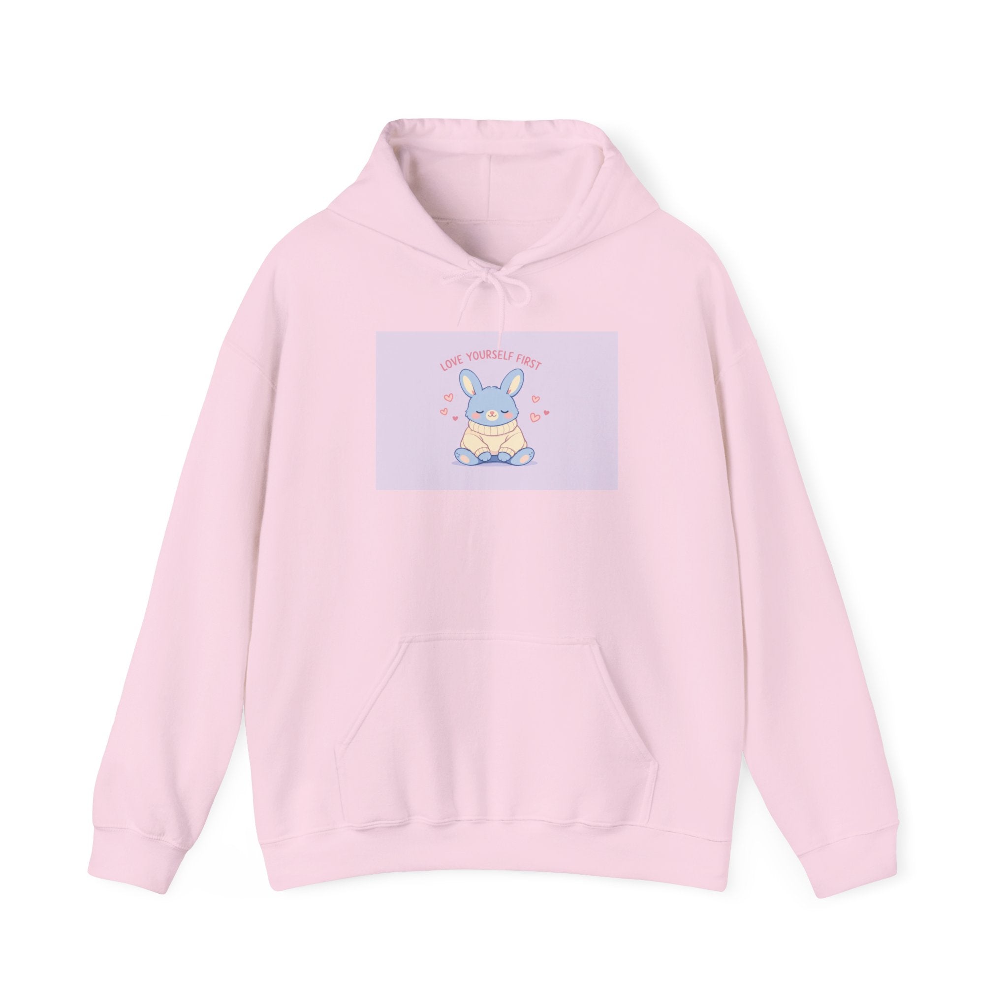 "LOVE YOURSELF FIRST" Black Cat Hoodie | College Girl Gift | Fashion | KayKay Classics
