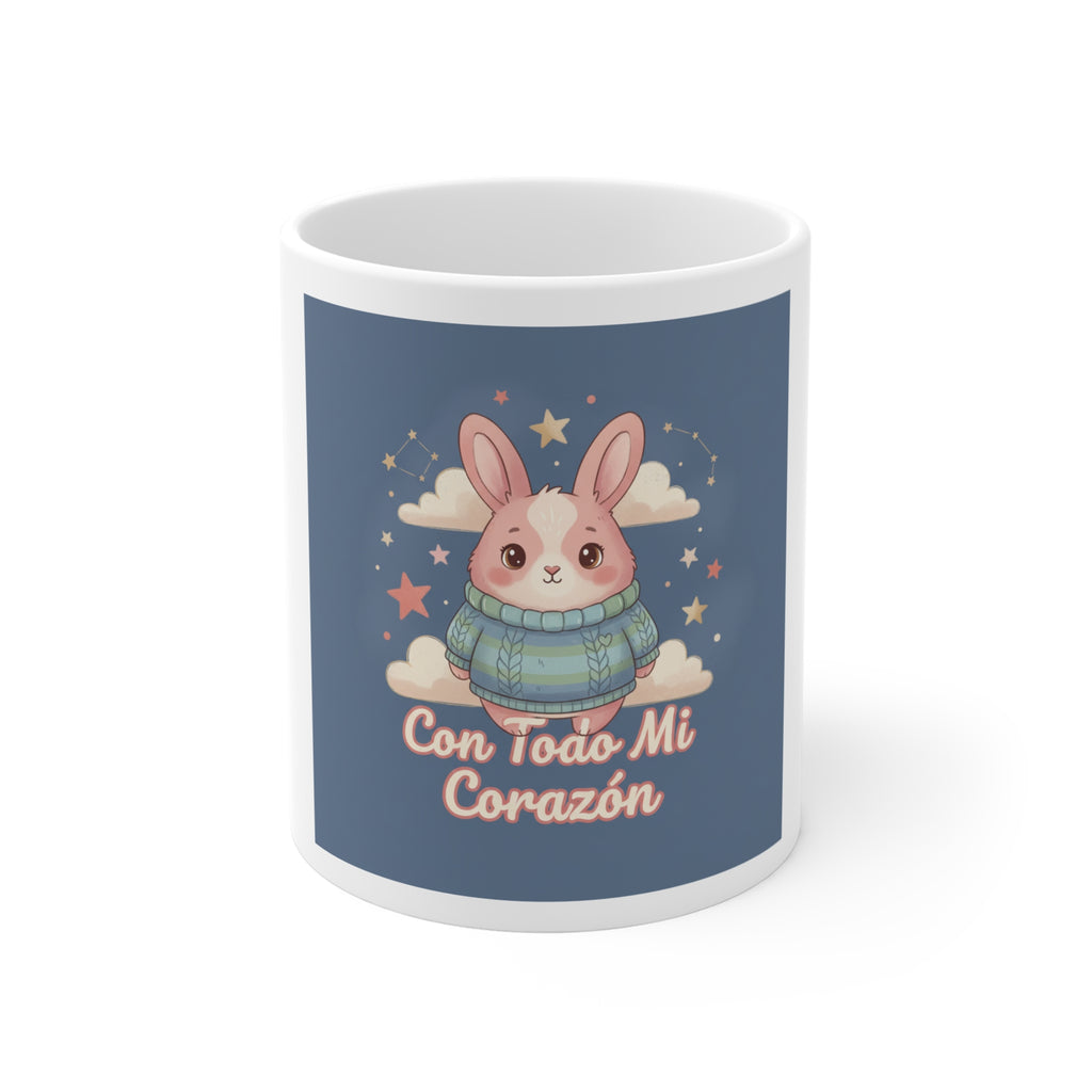 Bunny Mug 11oz – Con Todo Mi Corazn