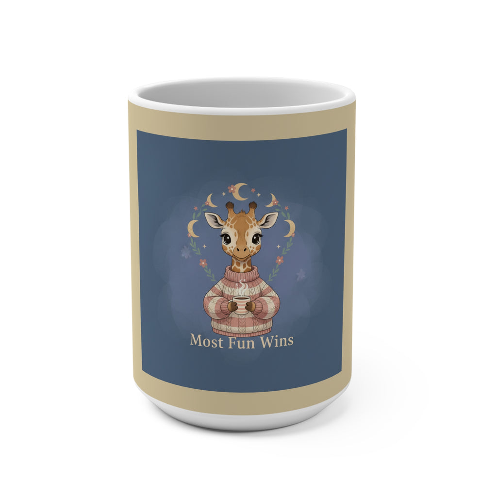 Giraffe Mug 15oz – Most Fun Wins