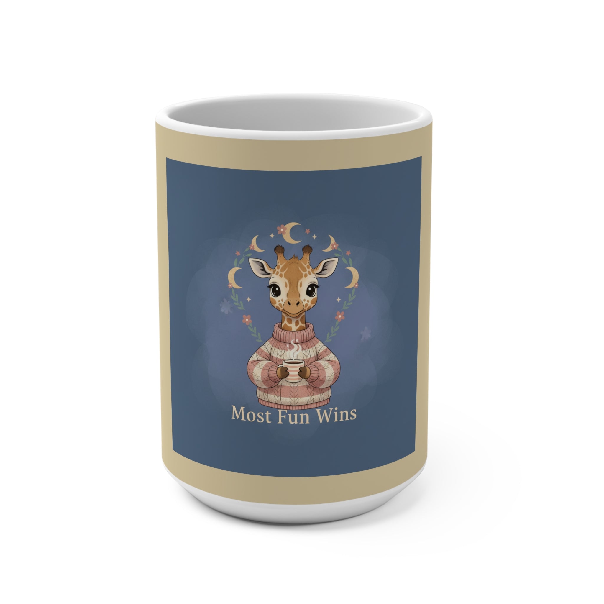 Giraffe Mug 15oz – Most Fun Wins