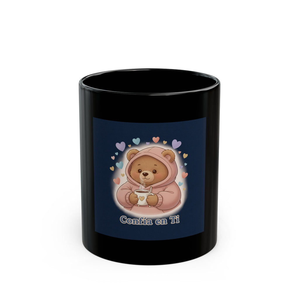Bear Black Mug 11oz – Confa en Ti