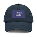 "Tu luz brilla" Black Cat Dad Hat | College Girl Gift | Fashion | KayKay Classics